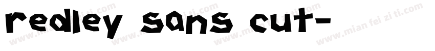 redley sans cut字体转换